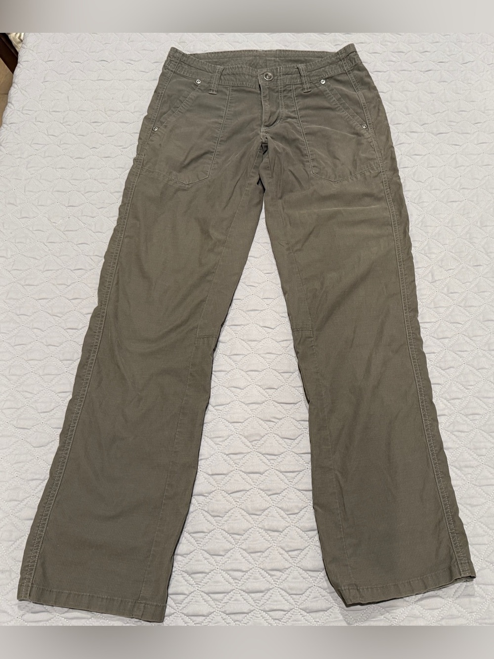 Kuhl Kendra Hiking Pants Women’s Size 2 Gray Straight Lightweight Drawstring